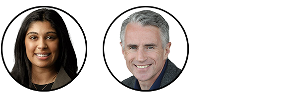 Preeya Mody and Dominic Skerritt